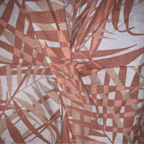 Women’s 0X ADORE ME 2-PC Top & Shorts Set SHADED PALMS Clay Tan Sleep Lounge NWT - Picture 11 of 16